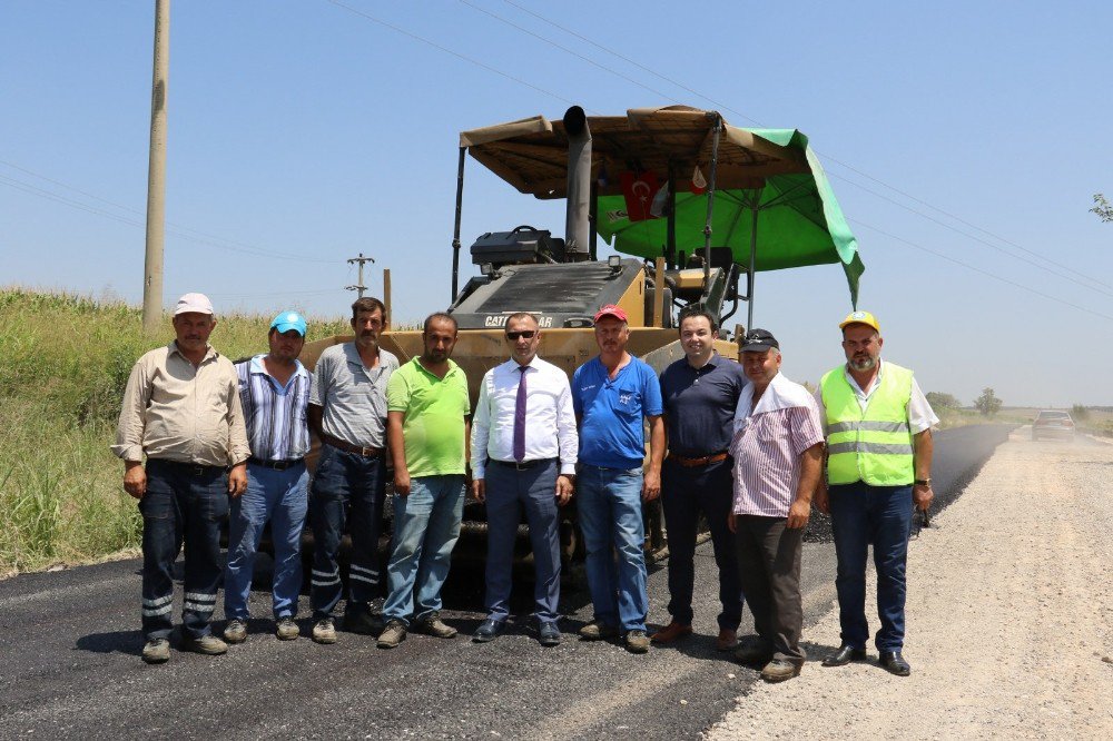 Manisa’da Sıcak Asfalt Çalışmaları