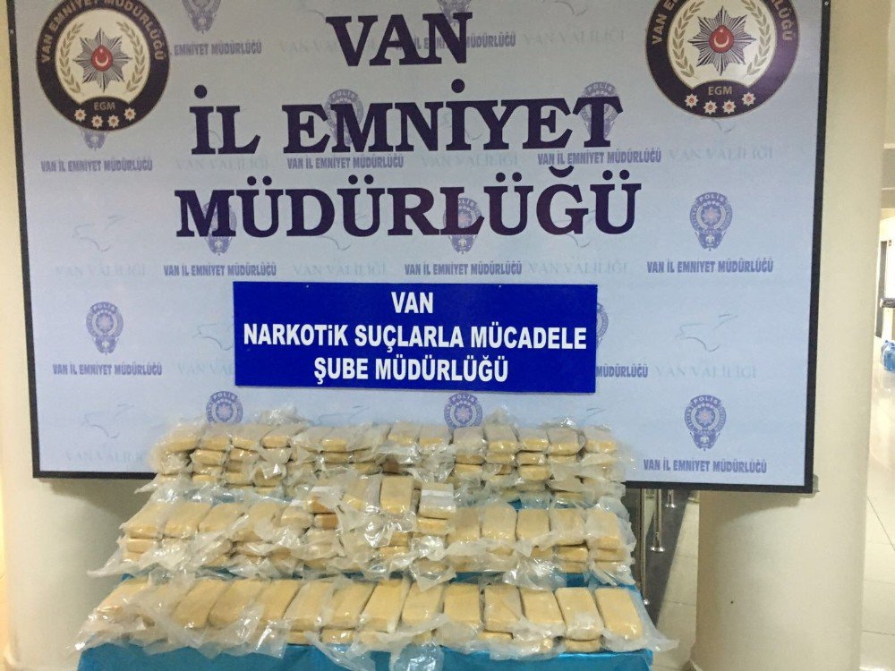 Van’da 78 Kilo Eroin Ele Geçirildi