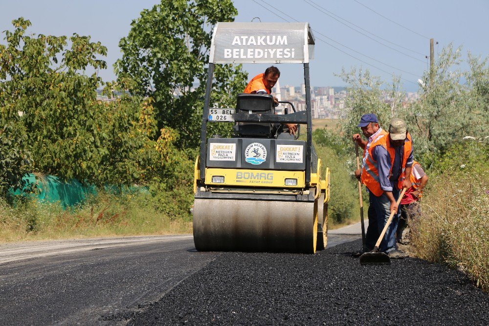 Atakum’da Kapsamlı Yol Atağı