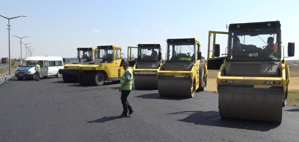 Karayolları Çevre Yolunu Sıcak Asfalt Yaptı