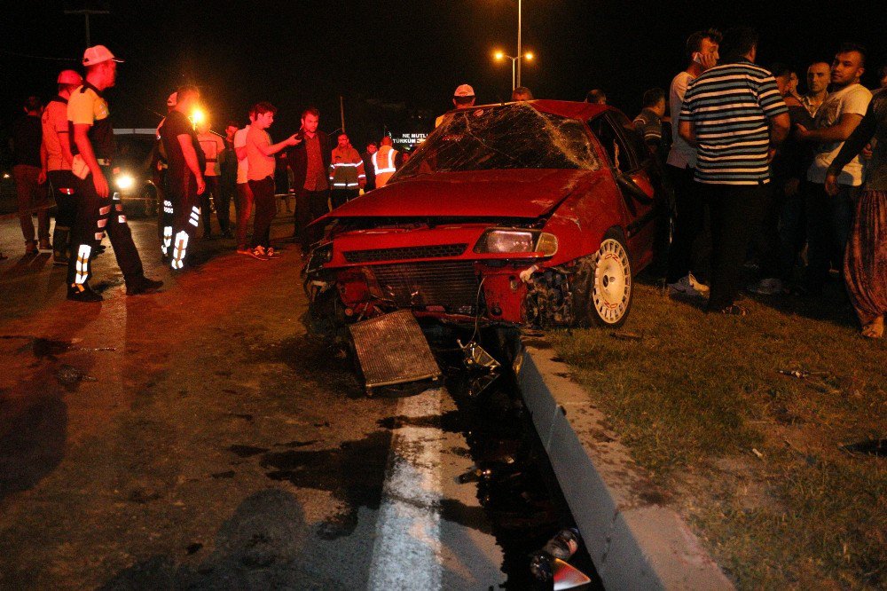 Alkollü Sürücü Yoldan Çıkıp Takla Attı: 1 Ölü 1 Yaralı