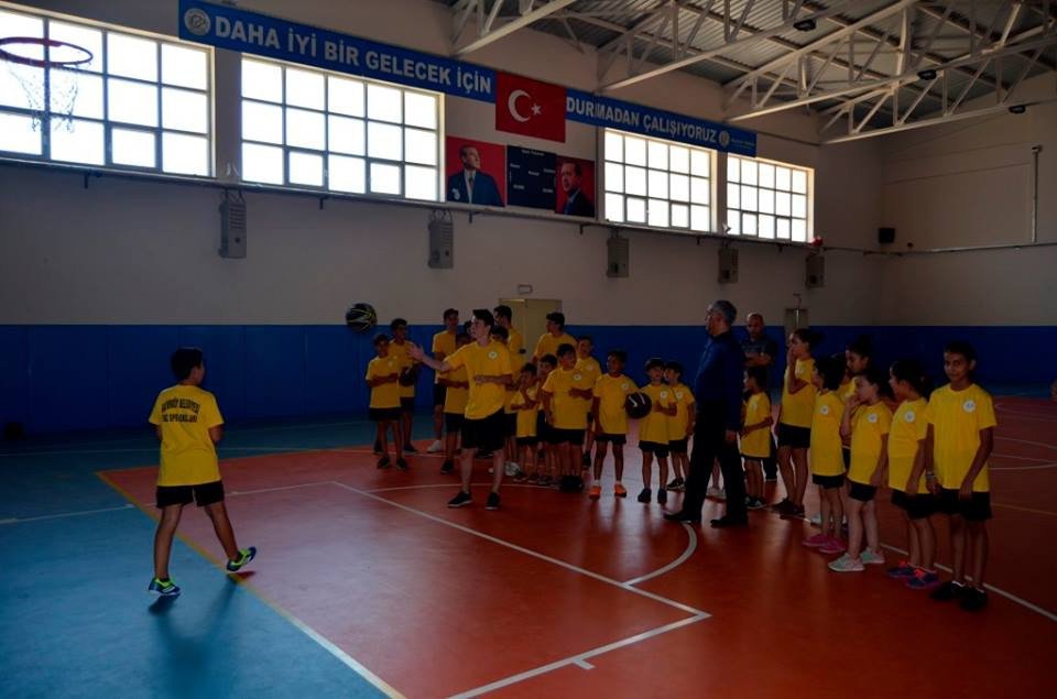 Bayırköy Belediyesinin Yaz Basketbol Kursları Başladı