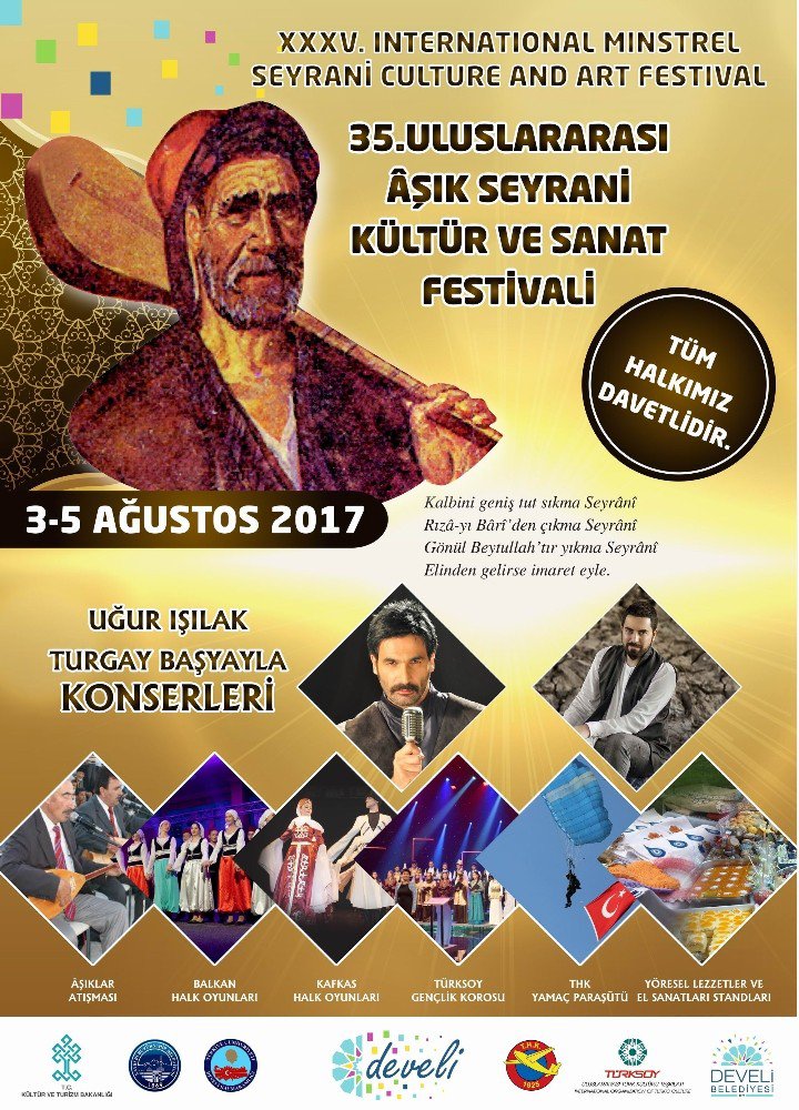 Uluslar-arası Aşık Seyrani Festivali Başlıyor