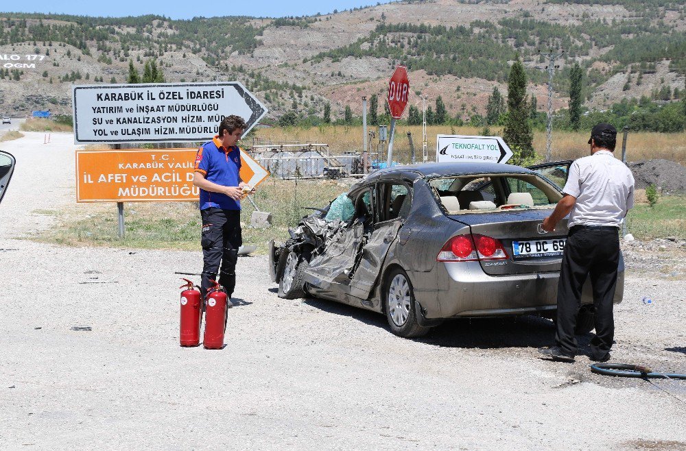 Karabük’te Trafik Kazası: 3 Yaralı