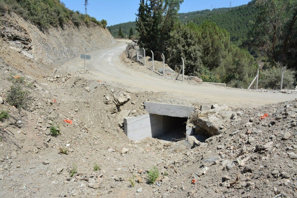 Kayapınar Deresinde Menfez İmalatı Tamamlandı