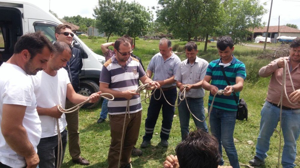 Teski Personeline Yüksekte Güvenli Çalışma Eğitimi