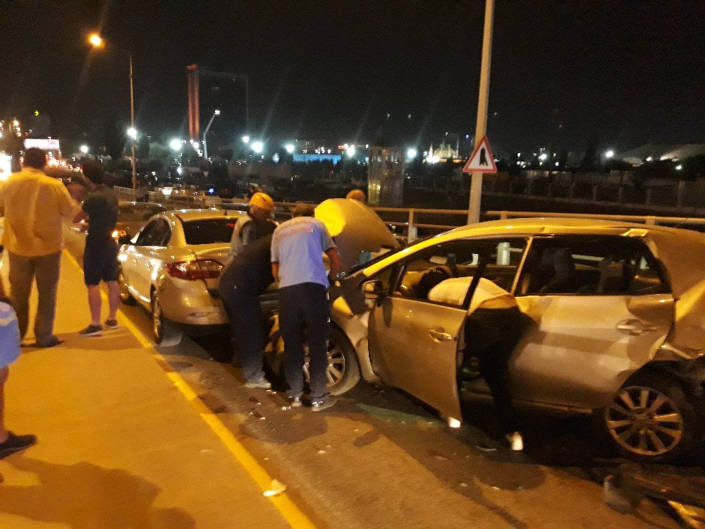 Başkent’te Zincirleme Trafik Kazası: 1 Yaralı