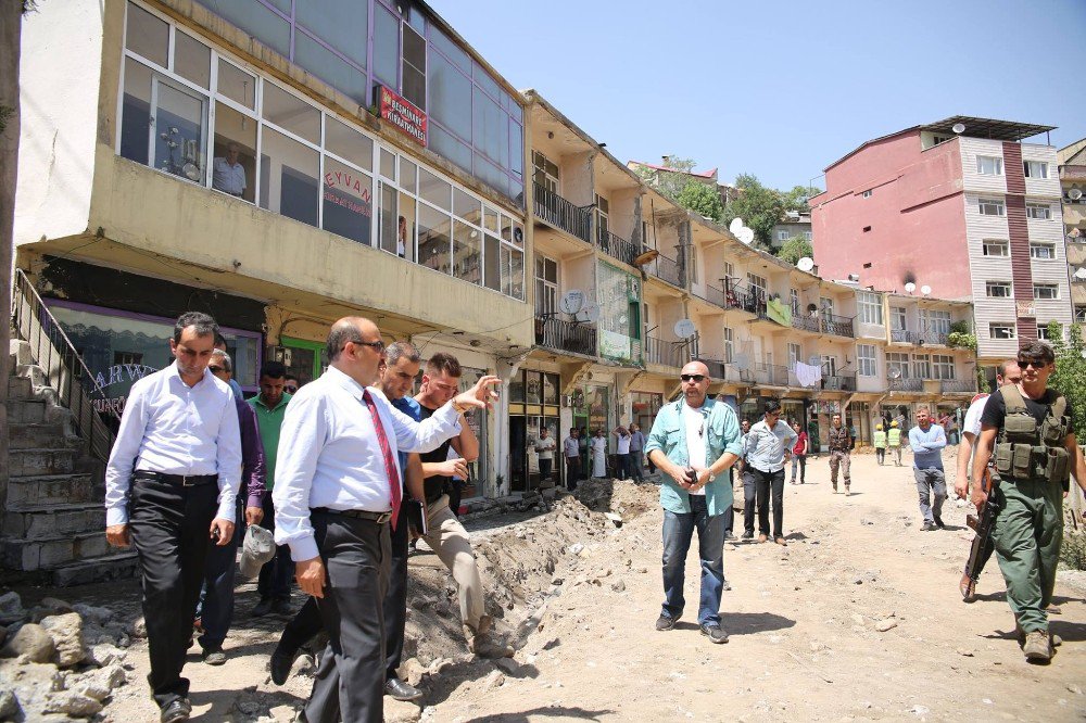 Vali Ustaoğlu, Sokak Sağlıklaştırma Çalışmalarını İnceledi