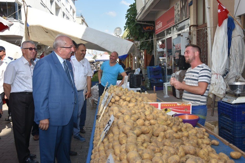 Başkan Albayrak Muratlı’da Pazar Yeri İncelemesi