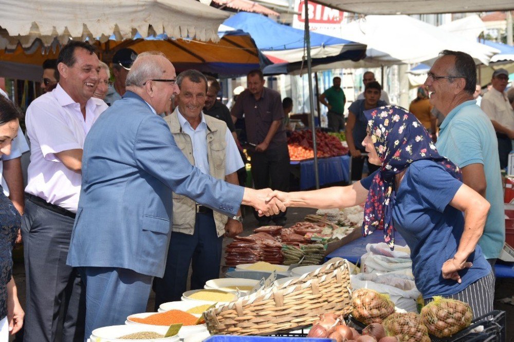 Başkan Albayrak Muratlı’da Pazar Yeri İncelemesi