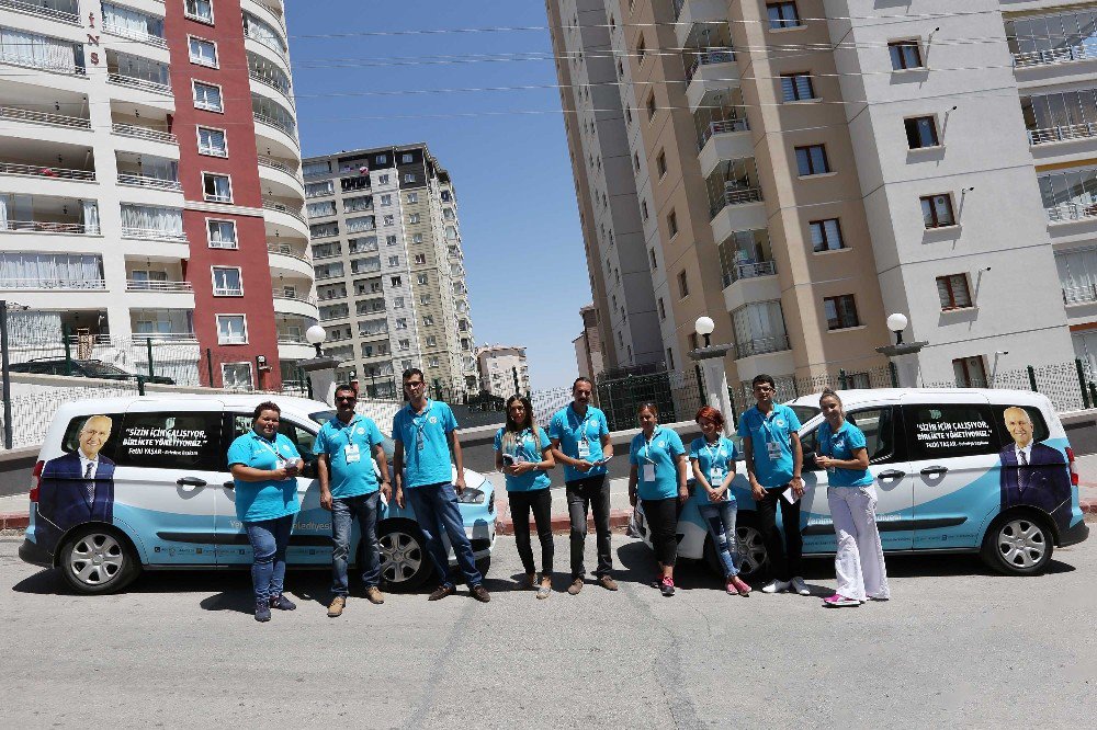 Yenimahalle Belediyesinden 103 Bin Haneye Çat Kapı Ziyaret