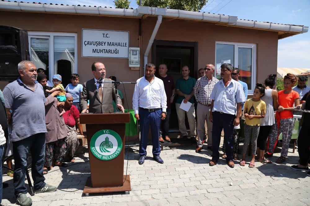 Çavuşbey Mahalle Muhtarlığı Binası Törenle Açıldı