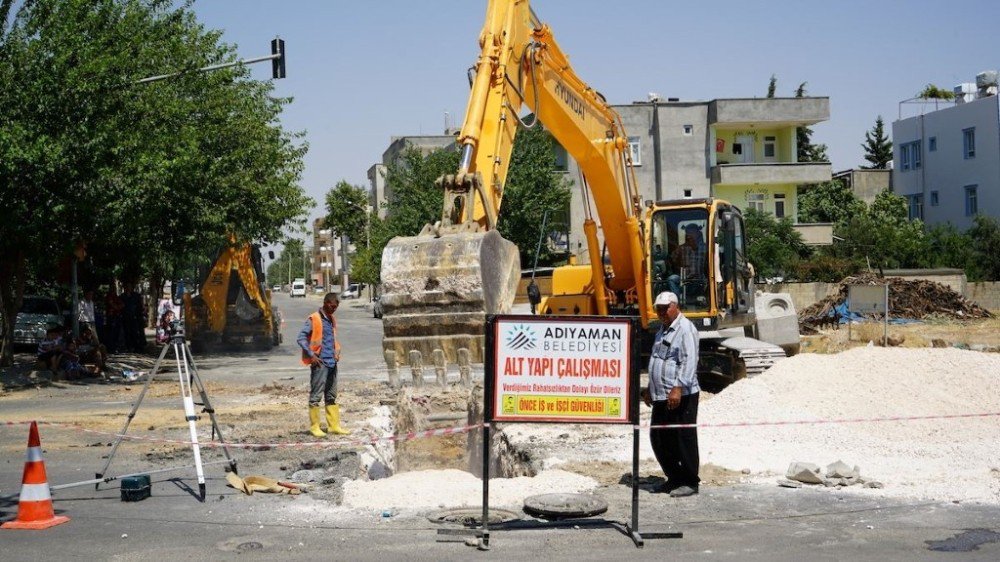 Yeşilyurt Mahallesinde Altyapı Çalışması