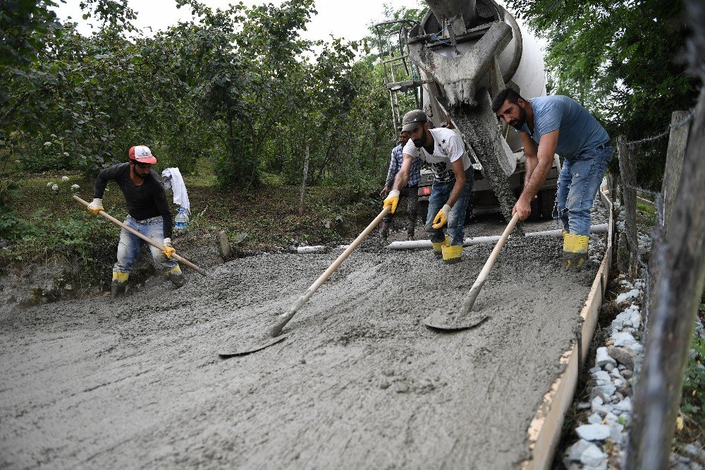 Altınordu’da Beton Yol Seferberliği