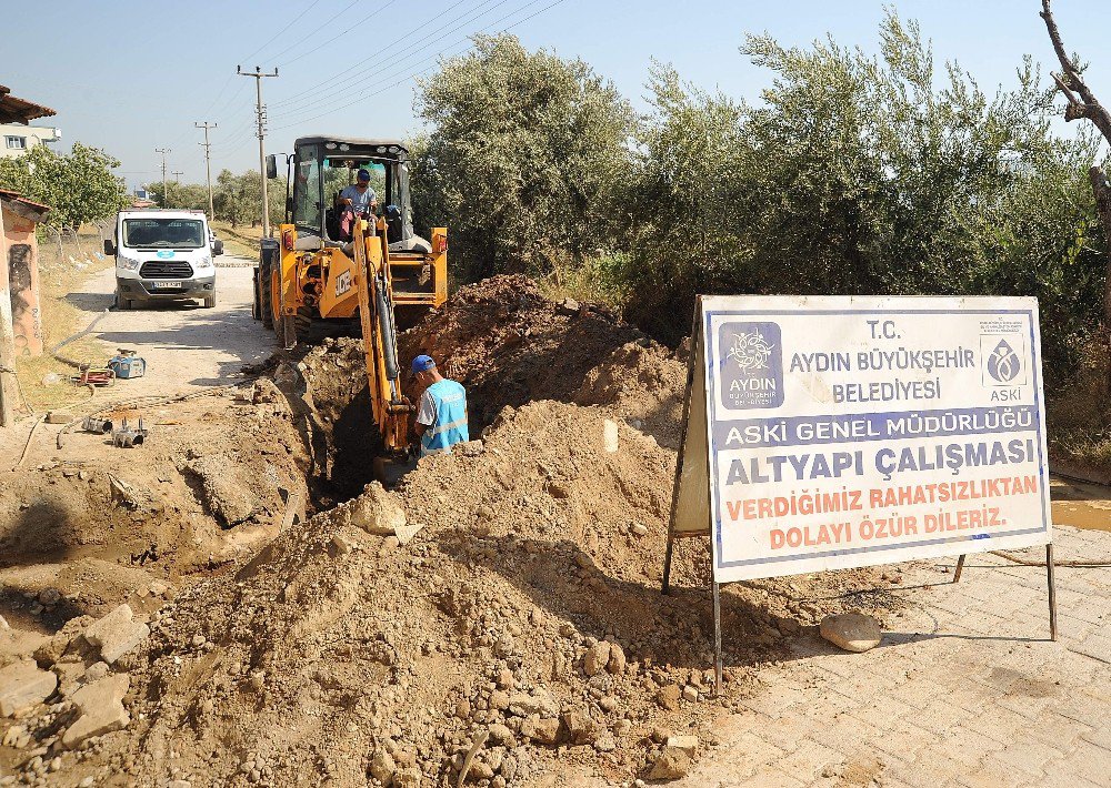 Büyükşehir Çalışmalarına Germencik’te Yoğun Bir Şekilde Devam Ediyor