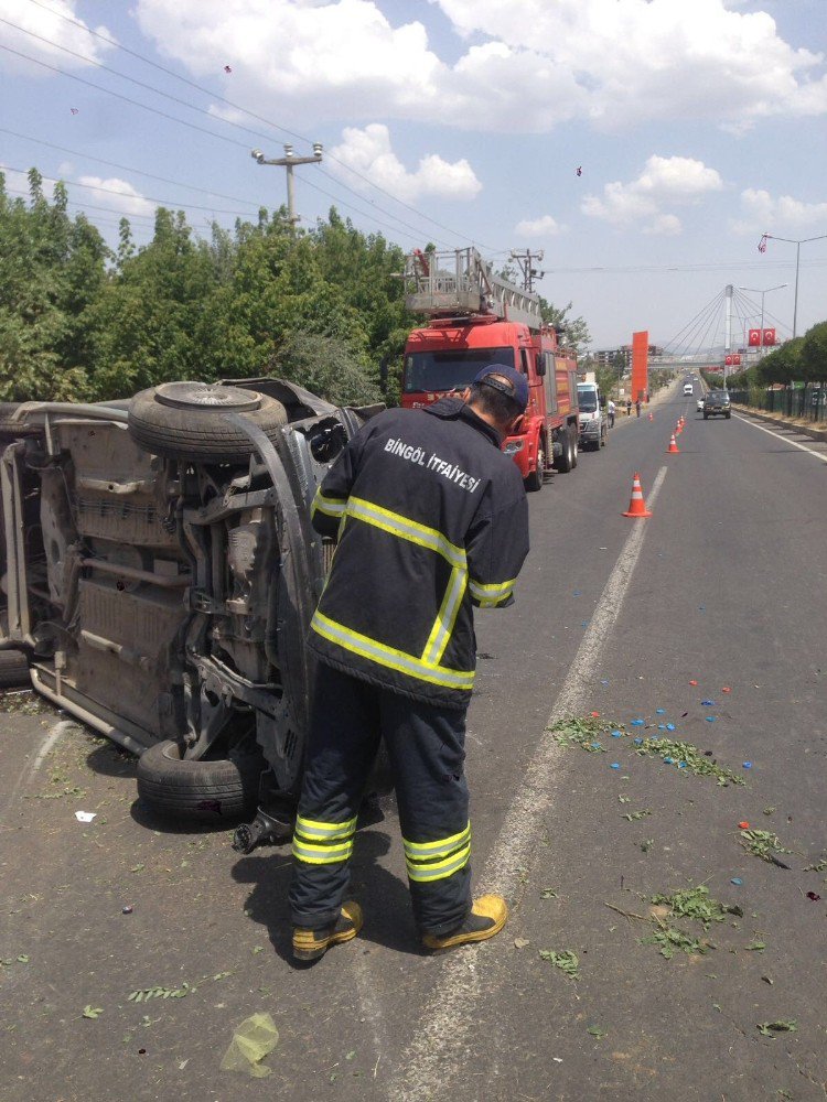 Bingöl’de Trafik Kazası:7 Yaralı
