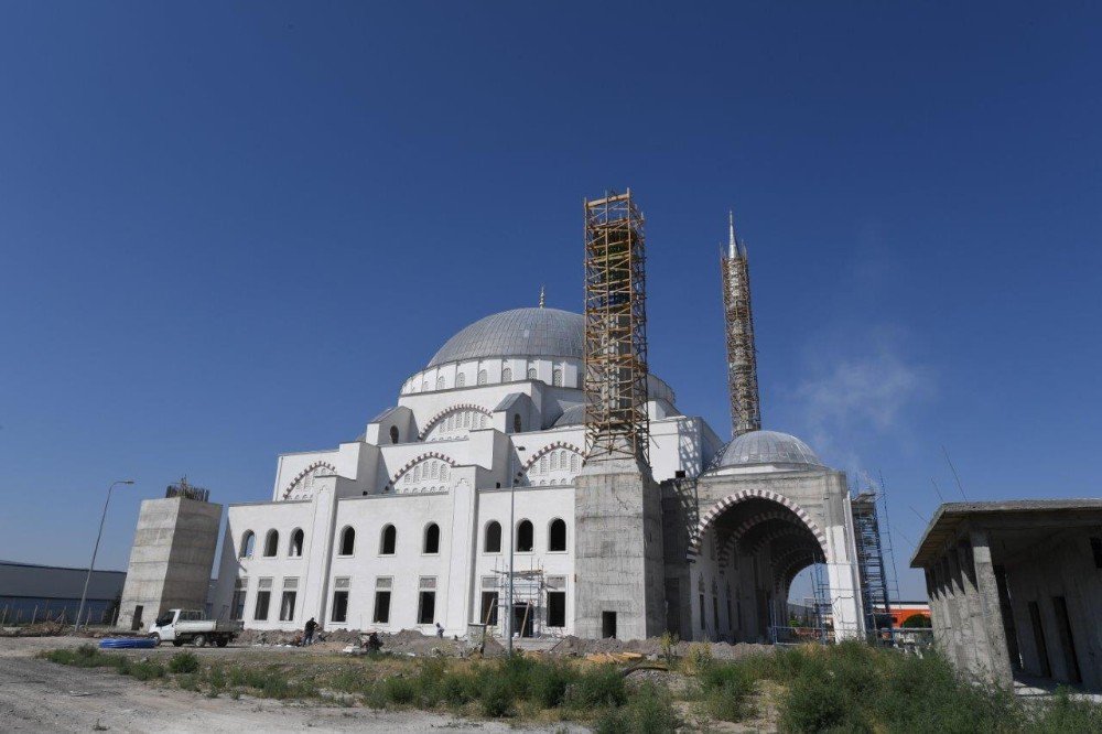 Kayseri Osb’de Cami Yapımı Çalışmaları Devam Ediyor