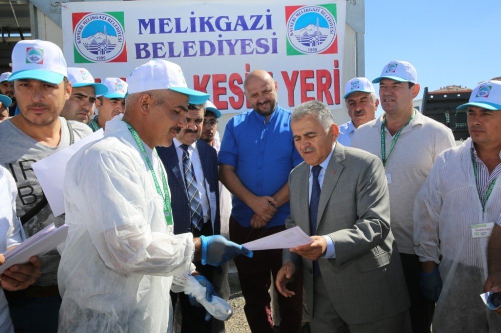 Melikgazi Belediyesinden Kurban Kesim Kursu