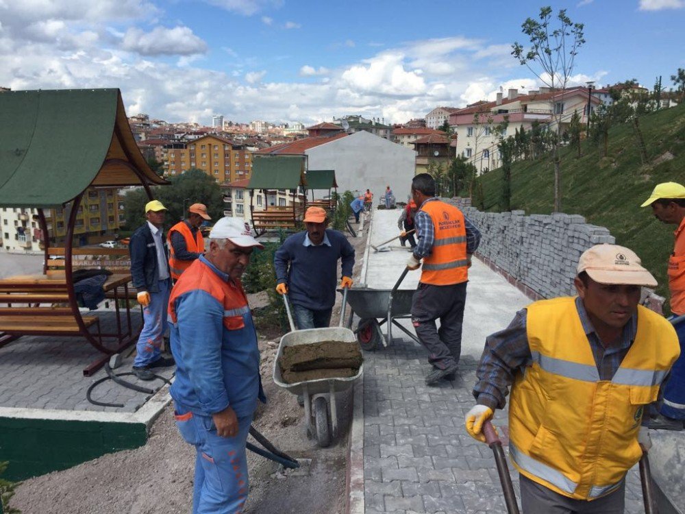 Pursaklar’ın Parkları Yenileniyor