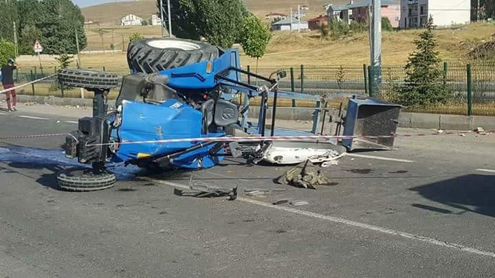 Tutak’ta traktör devrildi: 1 ölü, 2 yaralı