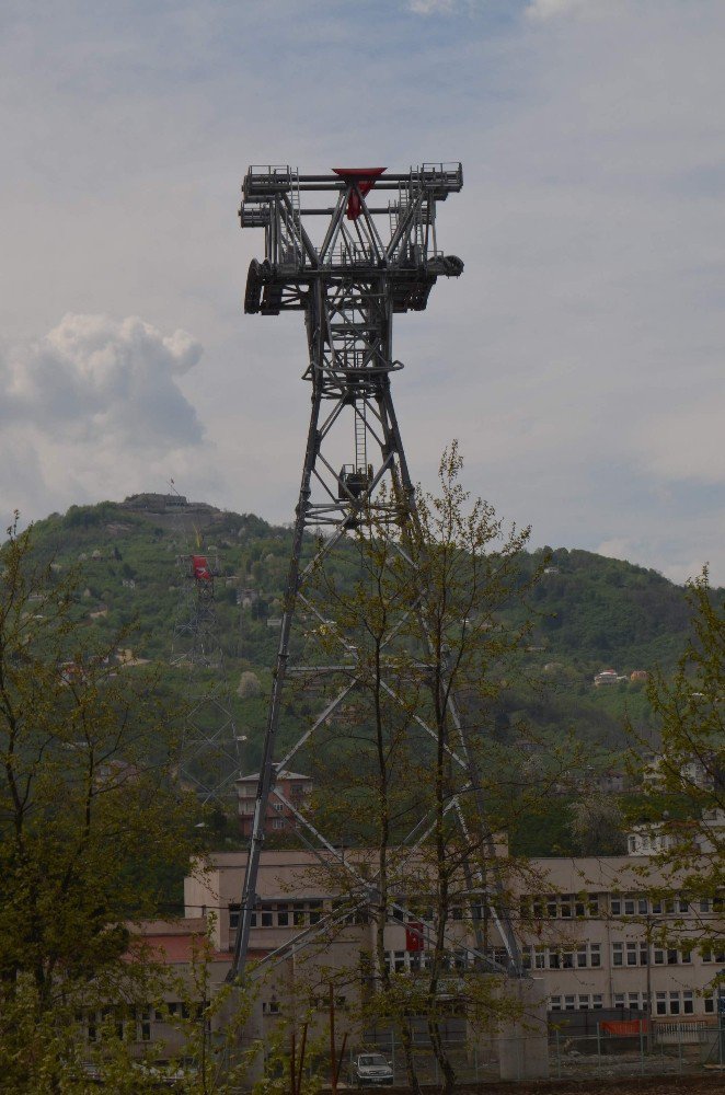 Doğu Karadeniz’in en uzun mesafeli teleferik projesinde sona yaklaşıldı