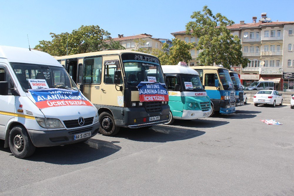 Minibüsçü ve servisçiler geleneği bozmadı