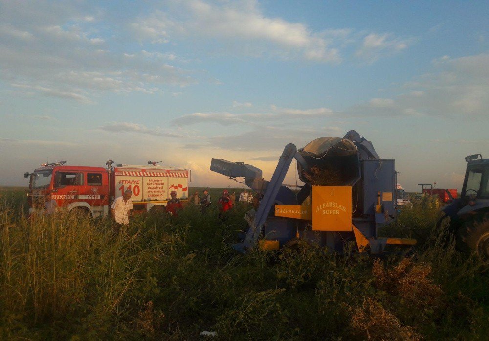 Patoz makinesinin içine düşen işçi hayatını kaybetti