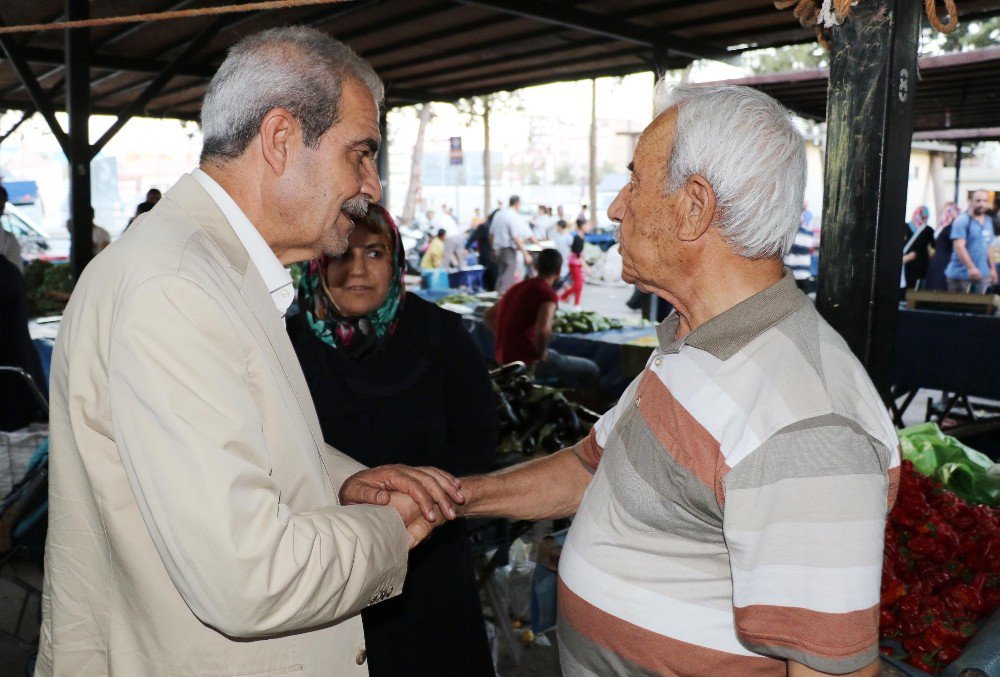 Demirkol pazar esnafı ve vatandaşlarla bir araya geldi