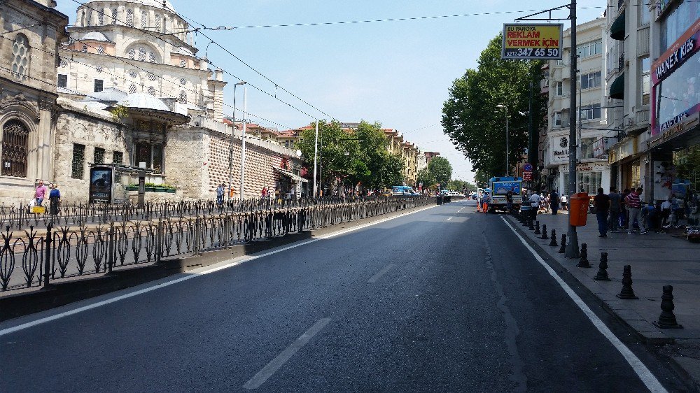 Aksaray’daki Ordu Caddesi Pazar günleri için yayalaştırıldı