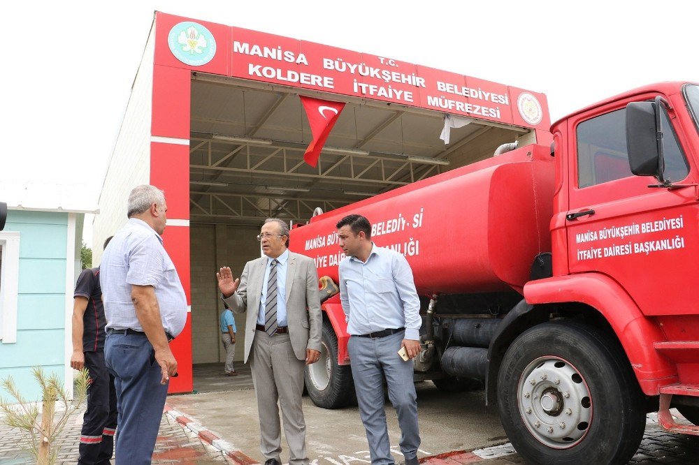 Manisa’da İstanbul kadar itfaiye müfrezesi var