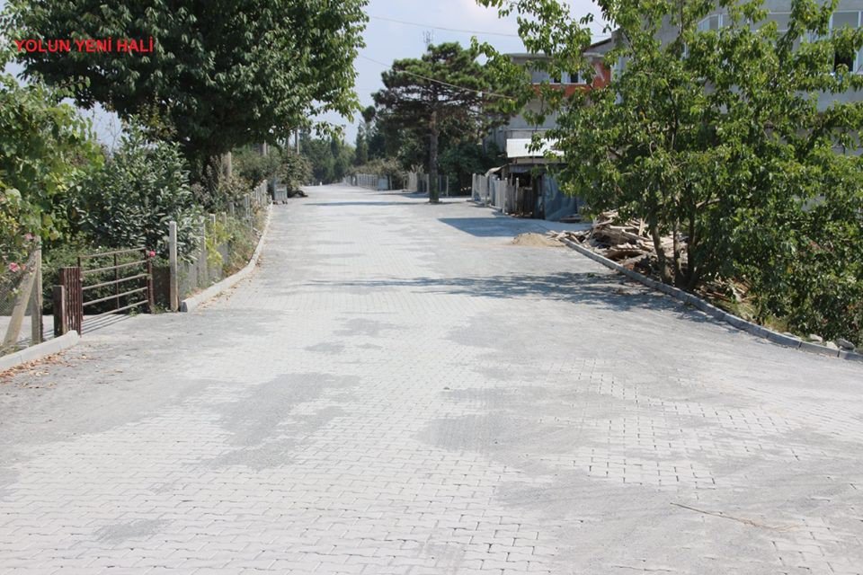 Çetin Aydoğan caddesi yenilendi