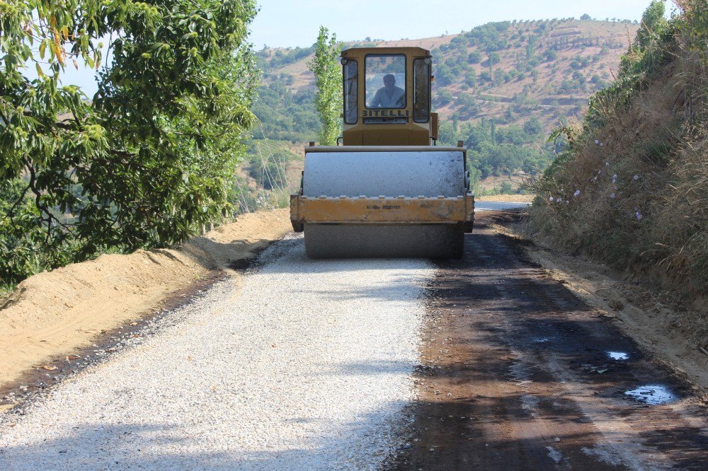 Dağhacıyusuf Mahallesinde 7 kilometrelik soğuk asfalt