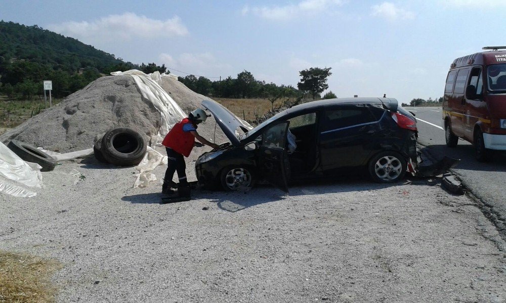 Balıkesir’de trafik kazası: 1 yaralı