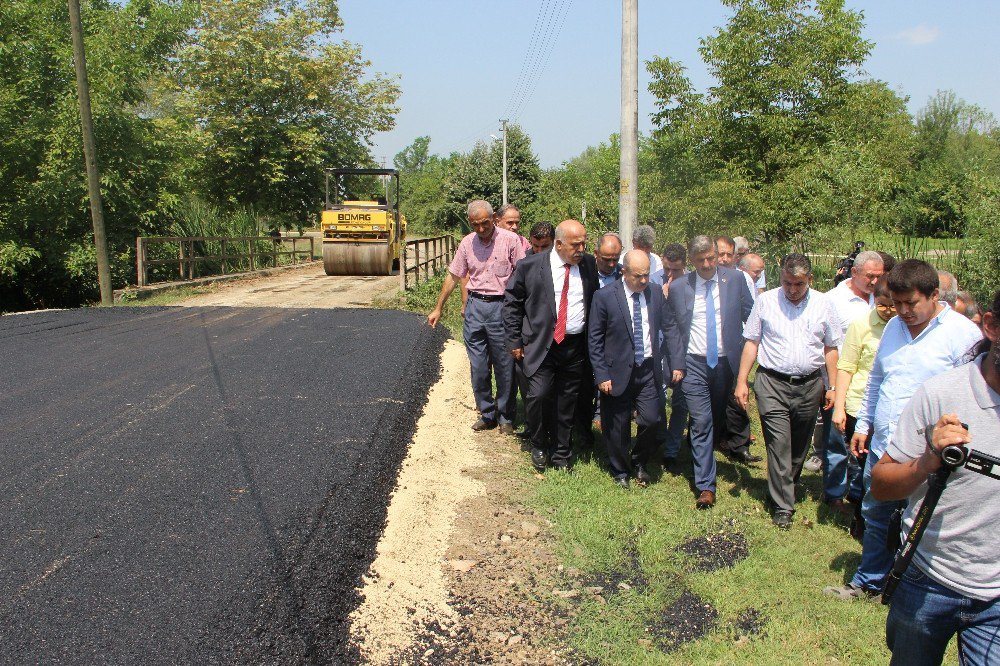 Düzce’de bu yıl planlanan asfaltın yüzde 40’ı tamamlandı