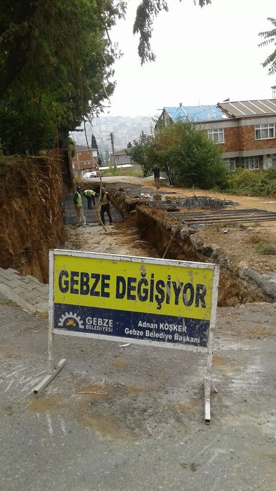 Gebze sokaklarında bakım çalışmaları sürüyor