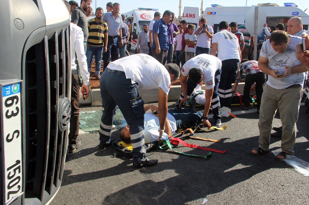 Şanlıurfa’da trafik kazası: 9 yaralı