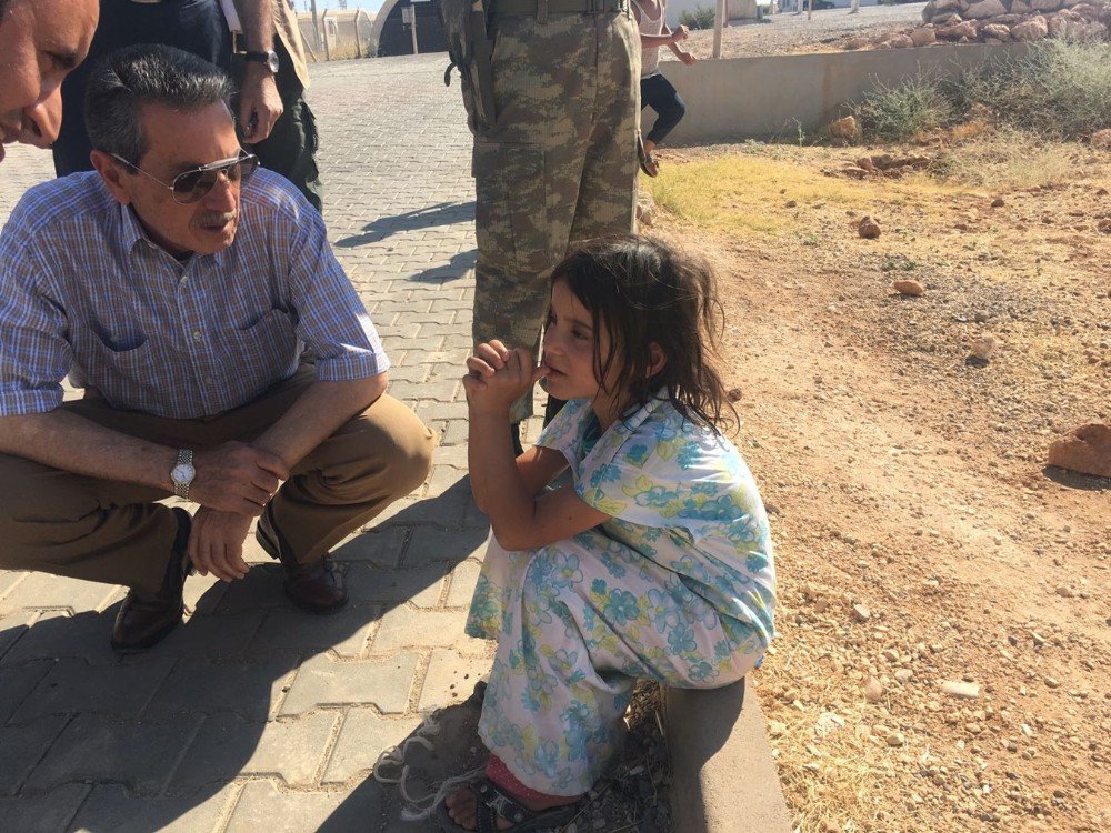 Vali Kalkancı Suriyeli misafirleri dinledi