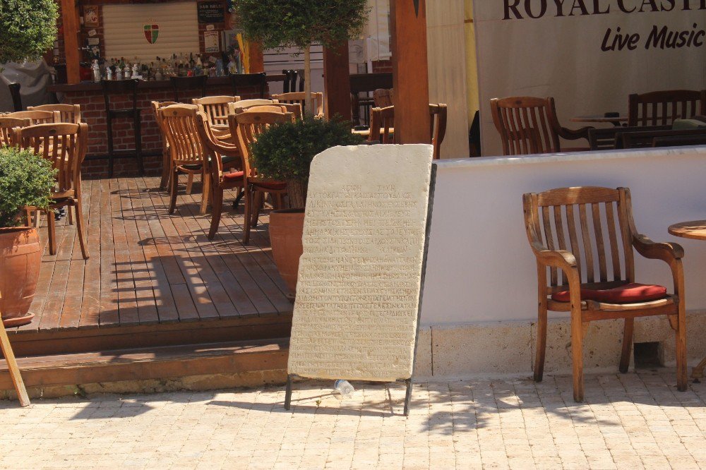 İmparator Gallienus’un Mektubu Side Müzesinde sergileniyor