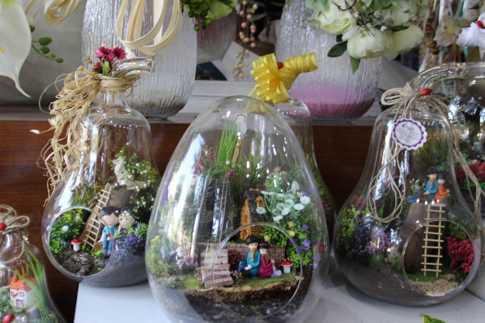 Diyarbakır’da terrarium ilgi görüyor