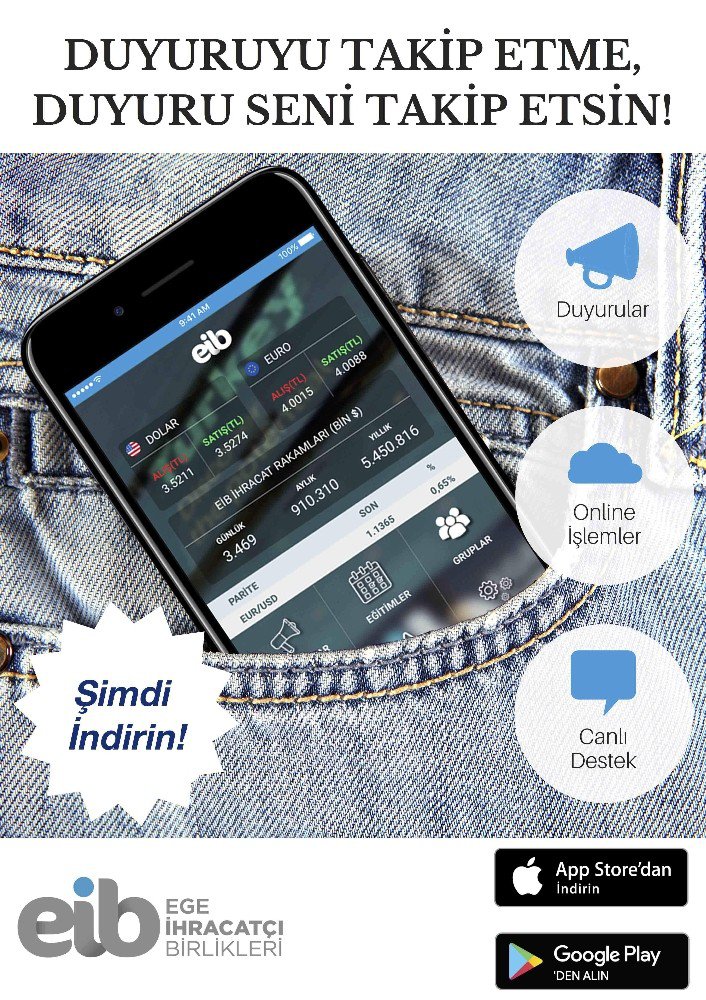 İhracata dair her şey cep telefonunda