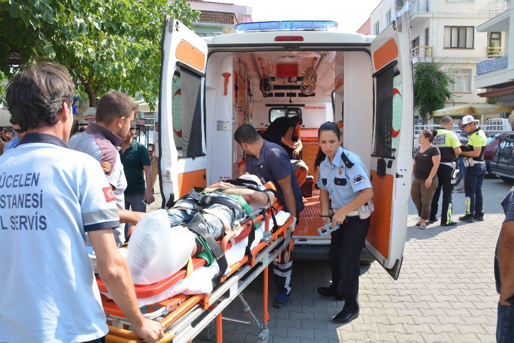 Ortaca’da otomobille, motosiklet çarpıştı; 2 yaralı