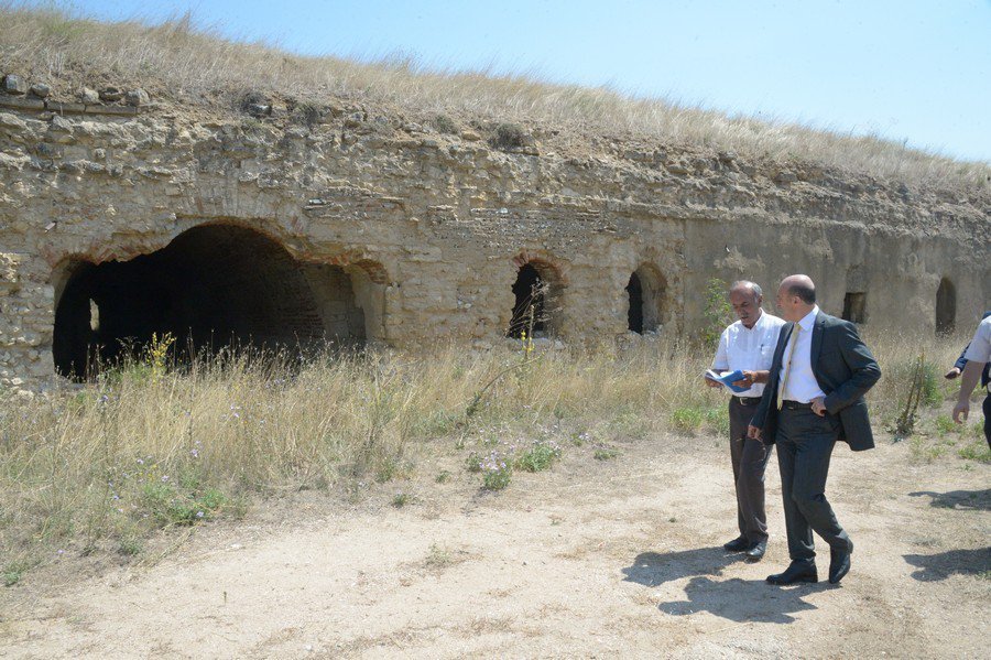 Vali Çiftçi Seyfioğlu Tabyalarını incelemedi