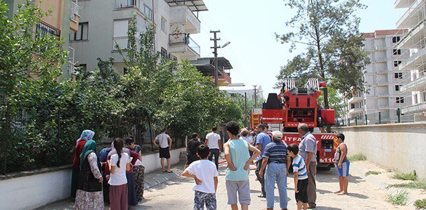 Aydın’da çatı yangını korkuttu