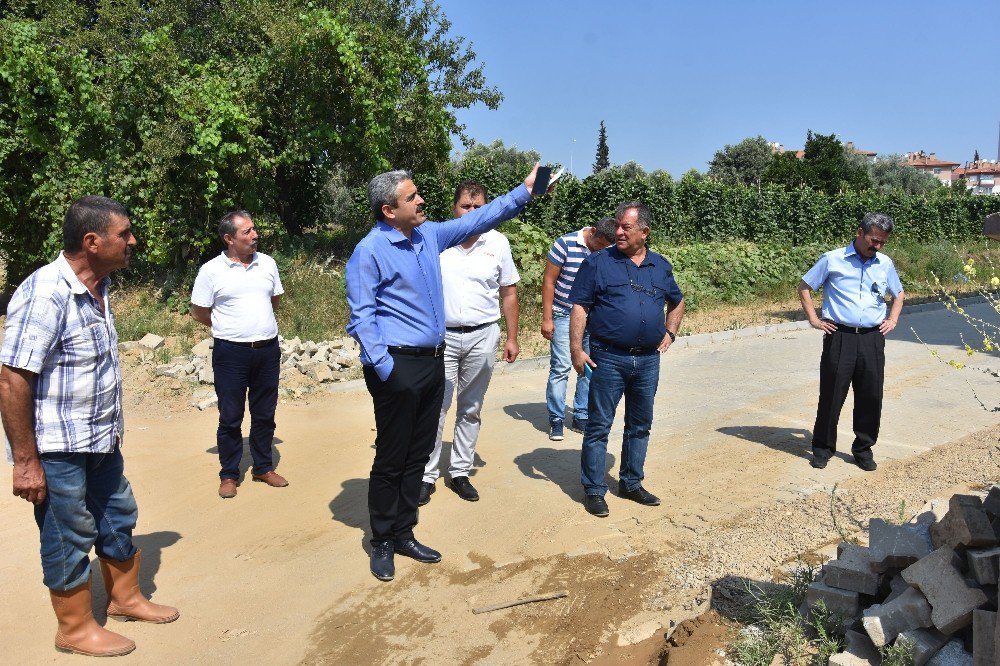 Nazilli Belediyesi çalışmalarına Yıldıztepe Mahallesinde devam ediyor