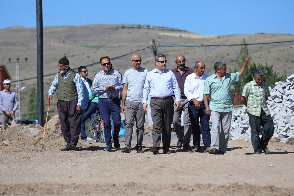 Başkan Palancıoğlu kırsal mahallelerde inceleme yaptı