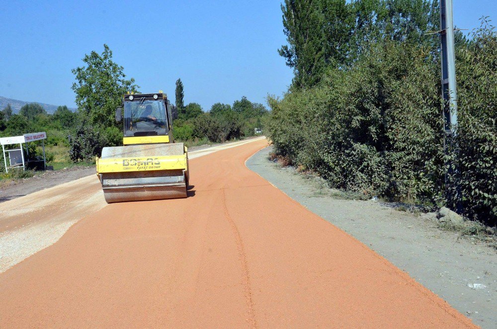 Yol çalışması Kurban Bayramı’na tamamlanacak