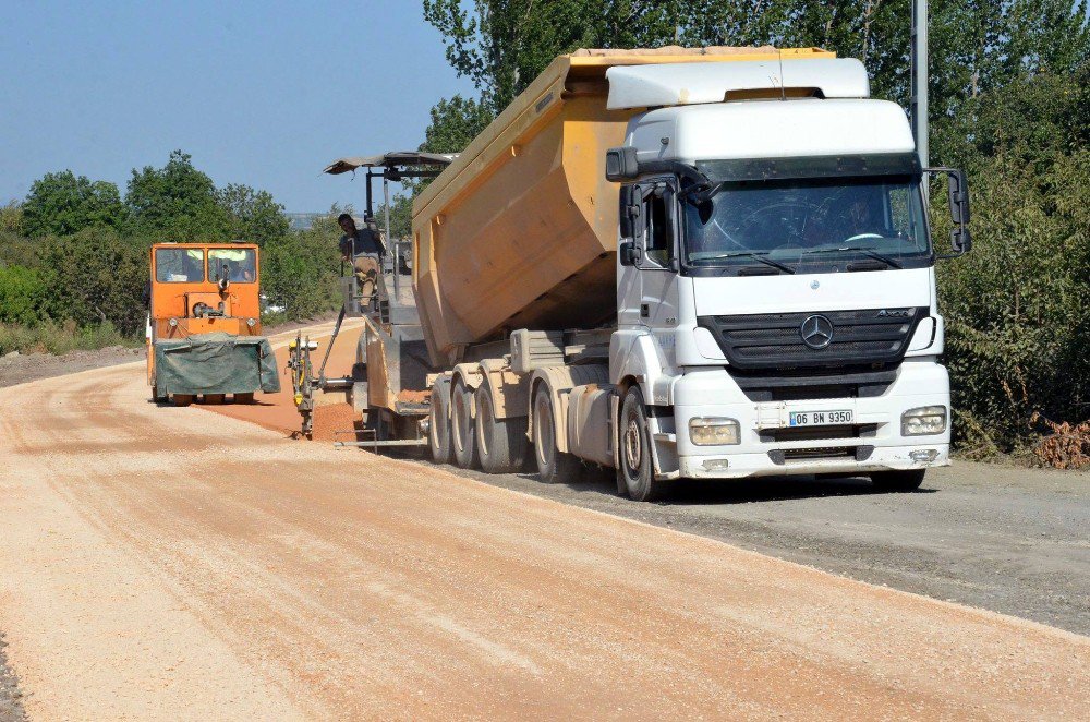 Yol çalışması Kurban Bayramı’na tamamlanacak