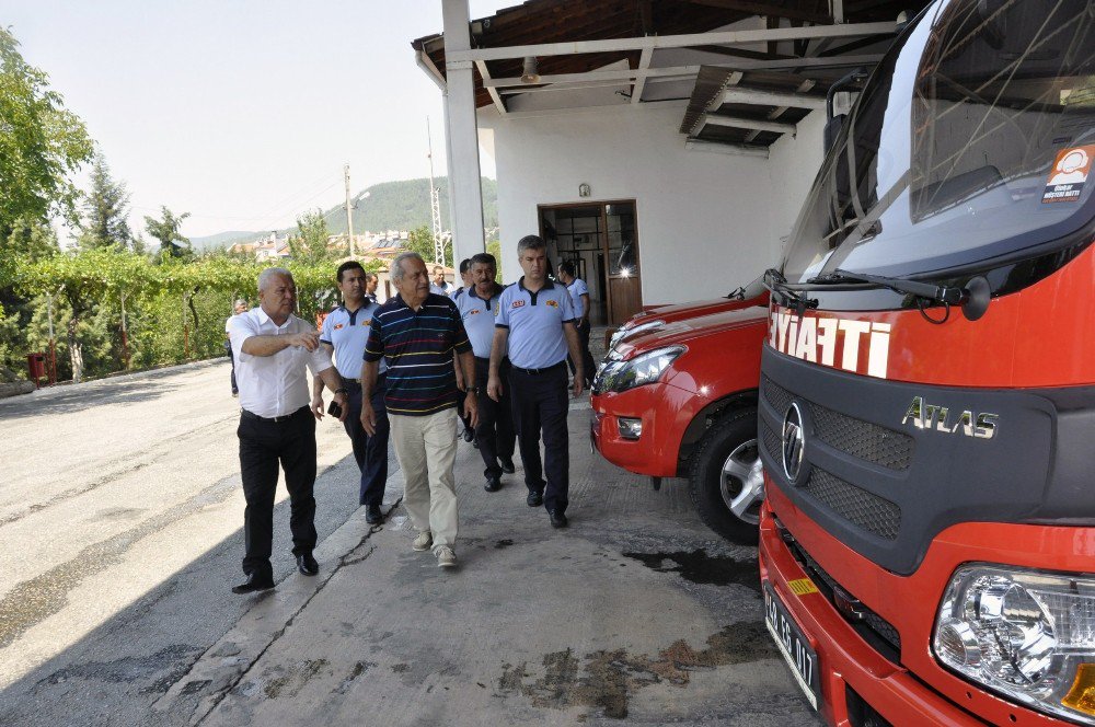 Efsane İtfaiyeci Muğla Büyükşehir’i Ziyaret Etti