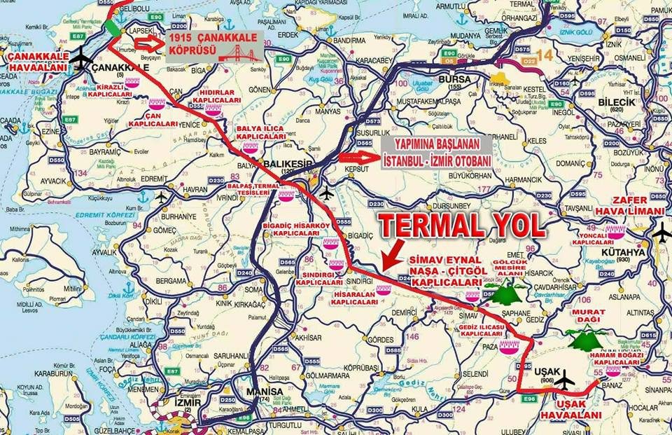 ’Termal Yol’ projesi bakanlığa teslim edildi