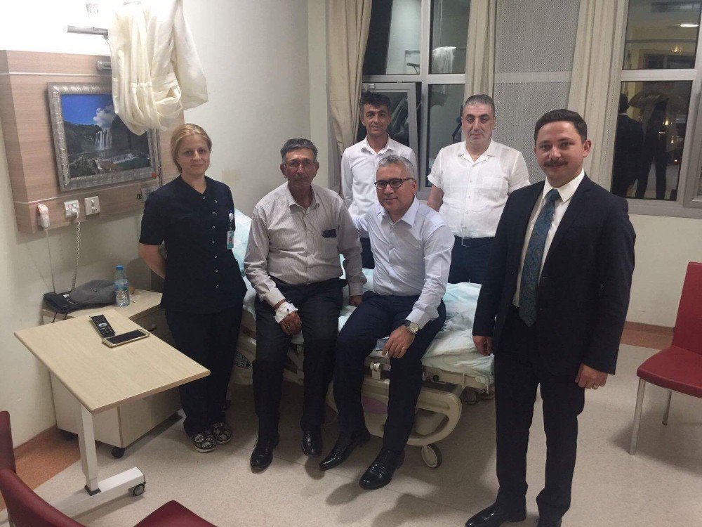 Vali Şimşek ve Milletvekili Kavaklıoğlu’dan Baba Halisdemir’e ziyaret